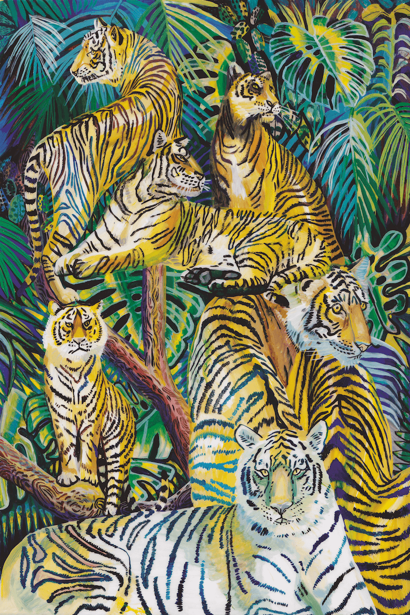 Marina Friedrich: Cats 1, Giclée Print, 20 x 30 cm, 2021